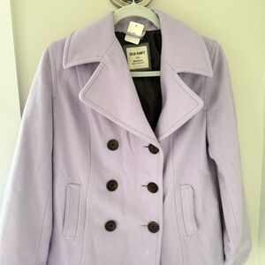 Old Navy Women's Lavender Peacoat